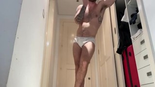 Brought to the gym in Giants shoe