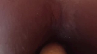 Anal porn dildo in ass