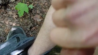 Outdoor Torture muschroom cock head