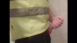 Jerking off after work