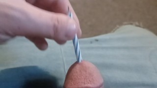 Sean sounding a candle