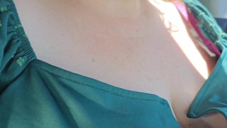 Hanging out in public park with my big dildo