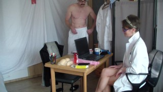 Two doctors fucking during a break at work - part1