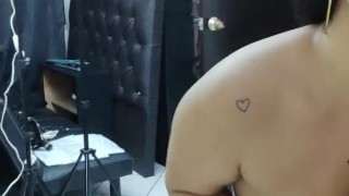 Hot lesbian encounter in the sleepovers of these two friends, dildos and a lot of masturbation