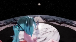 Vocaloid - Hatsune Miku Getting Fucked [VR 4K UNCENSORED HENTAI MMD]