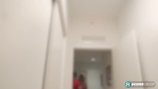 Hot, blonde MILF Gigi Dior fucks her daughter's boyfriend