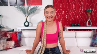 Real Teens - Marvelous Teen Daisy Lavoy Sucking & Fucking On A Hike And Back Home