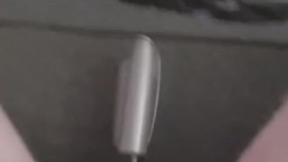 Anal masturbation with two markers