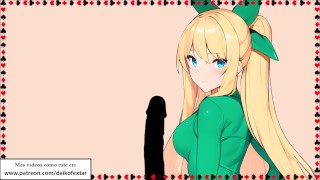 Las brujas del sexo. Brujita timida y la reina de los elfos te la chupan. JOI COMPLETO.