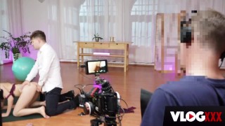 Yoga Date With Mina Von D BTS