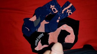 Cum on my step sis dirty gym clothes