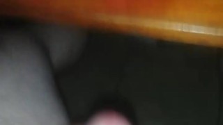 Huge cumshot at the desk
