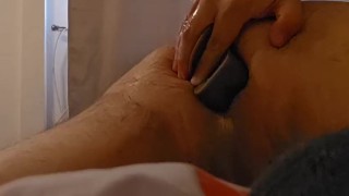 Thick Bubble Butt Shakes A Huge Dildo Until Explosion!