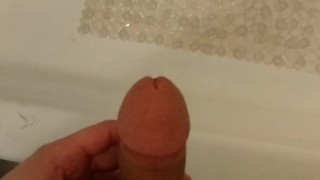 Pissing With a Massive Boner