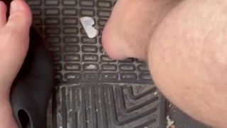 ManToes Pedal Pumping In Hot Broken Down Car