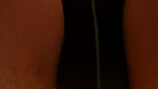 Anal penetration 90 dildo