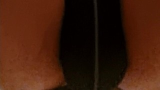 Anal penetration 90 dildo