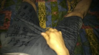 Enjoying freshly piss soaked clothes