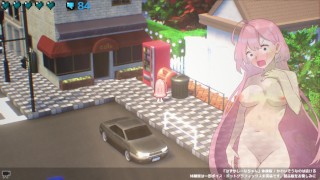 【エロゲ実況】全裸徘徊女子大生 はずかしーなちゃん（18） 爆乳JDが手コキぶっかけフェラ口内射精、中出しとエロいことされまくる！(体験版 Hentai game)