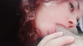 so sexy my big mouth sucking all the cock, sucking up to the stalk until he ejaculates hot