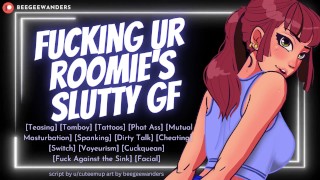 Your Roomie's Bi Girlfriend is a Total Slut For You || Blowjob Switch || Audio Roleplay