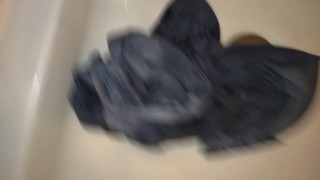 Pissing on UA shorts