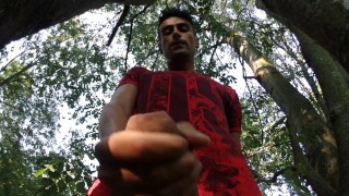 Public cum on camera and lick it off (taste own cum)