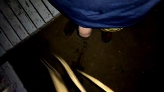 Compilation 2 times uncut cock twink pissing on beach and showing face