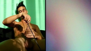 Look inside my thick cock with endoscope