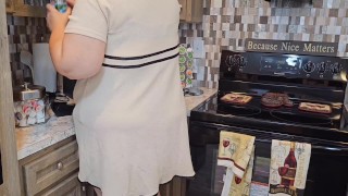 Cleaning service manager gave my pussy a deep cleaning - bbw ssbbw, Big butt, big ass, thick ass