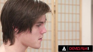 DEVILS FILM - Hottie Busty Stepmom Crystal Rush Takes Her Stepson's Cock Deep In Her Sweet Ass