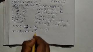 Trigonometric Ratios and Identities Math Slove by Bikash Edu Care Episode 7