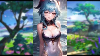 [HENTAI JOI] Ganyu saves your life and you need to pay her back [CEI, FEET, FEMDOM, PRECUM]