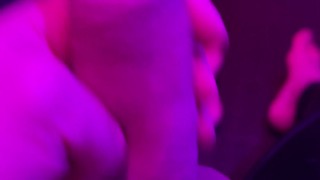 Wanking my cock in my playroom