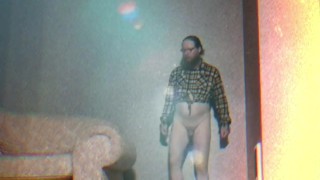 TikTok yellow plaid shirt no pants