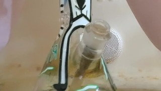 Decided to piss in an old bong