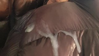 Cum my Puffy down jacket
