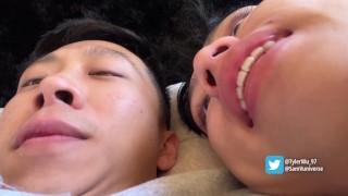Asian couple in a bareback boys' love sex dream, Tyler Wu & Sam Vu (yaoi porn)