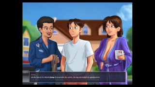 Summertime Saga Cap 10 - A Mi Madrastra Le Encanta Hacerme Pajas Con Su Cuerpo Desnudo