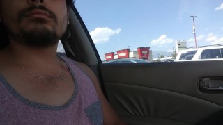 Public parking lot jerk session ultra health on san pedro