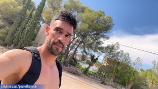 Hot crazy man goes naked into an abandoned building. A must see video!