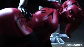 Starwars Darth Talon gets fucked by the Mandalorian