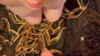 (BBW BONDAGE) DADDY’S GIRL WITH PIGTAILS TIED UP AND FUCKED DOGGYSTYLE 🖤