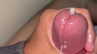Nothing like releasing stress with a big straw | Short Cumshot | Circumcised