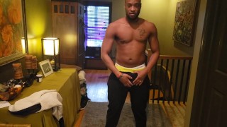 CAUGHT!! Kennie Jai jerks off and get caught by bear daddy!!