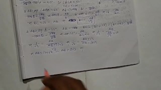 Heights & Distances Trigonometric Math Slove By Bikash Edu Care Episode 10