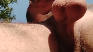 Outdoor masturbate femboy