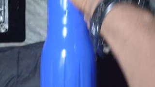 Buck Naked fucking his pocket pussy