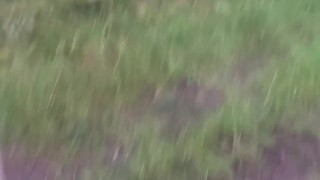 Strip naked and leave clothes for a long walk on the trails and side of road