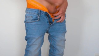Orange Calvins, Black Vans, Blue Jeans /// Jordan Wilder
